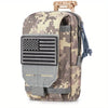 Sports Storage Sundries Waist Bag Molle Mobile Phone Bag With D-shaped Buckle