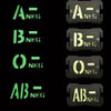Glow in the Dark MOLLE Marking System - 360° Visible Tactical Stickers for Night Camping & Military Gear | Reflective Border + 12H Luminous Adhesive Strips (Waterproof/Removable)