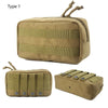 EDC Tool Waist Pack Outdoor MOLLE Accessory Bag Waist Seal Vest Hanging Bag