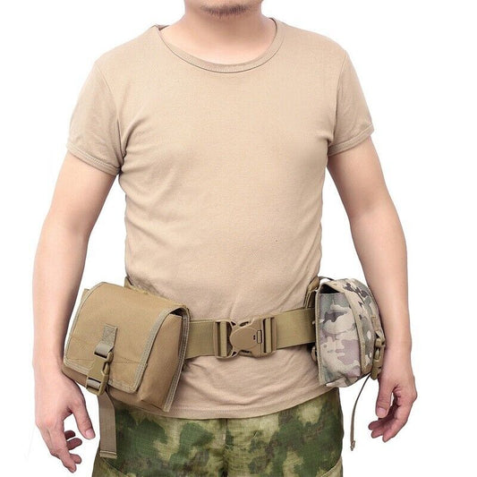 Heavy-Duty 1000D Nylon MOLLE EDC Tool Bag - Waterproof and Tear-Resistant Storage for Outdoor Emergency Equipment