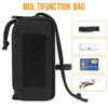 Tactical MOLLE EDC Organizer Waist Pack - Military-Grade Durable Nylon Camping Utility Pouch with 9 Zippered Compartments for Tools/Keys/Coins - Compact Outdoor Gear Storage Bag for Hiking/Tactical/Travel Essentials
