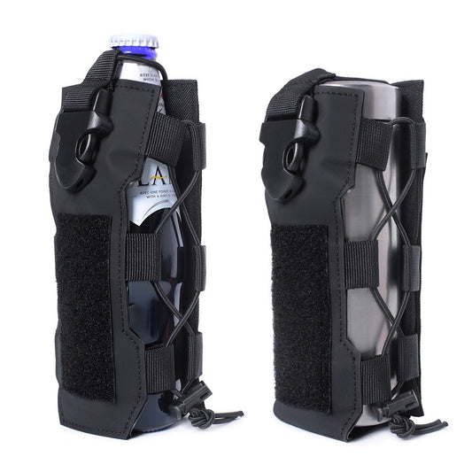 MOLLE-Compatible Walkie-Talkie Bag & Sports Water Bottle Cover – Durable and Versatile Outdoor Hiking Accessory for Communication and Hydration Needs
