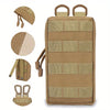 Tactical MOLLE/PALS EDC Utility Bag | Compact Modular Storage System with DuraFlex® 2D Buckles & Bungee Tensioners | Hypalon-Reinforced Outdoor Organizer for Backpack/Vest Loadout Optimization