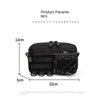Multi-compartment EDC Tool Storage Bag Molle Webbing Attachment Phone Waist Bag