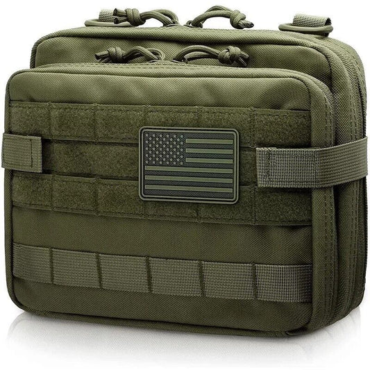 Double-layer Large EDC Tool Storage Bag Molle Outdoor Emergency Tool EMT Bags