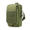Tactical MOLLE Running Waist Pack Phone Pouch - Military Hydration Belt Outdoor Sports EDC Survival Ventilated Reflective