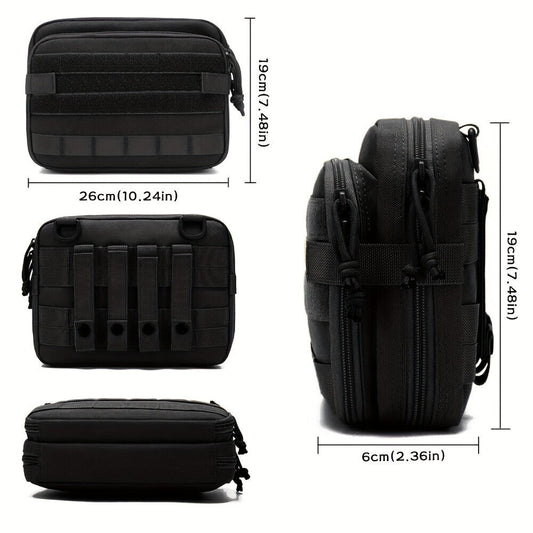 1000D Nylon Emergency Tool Waist Pack Storage Bag Molle EDC Travel First Aid Bag