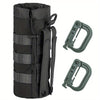 Military-Grade 1000D Nylon MOLLE/PALS Tactical Hydration System | Bungee-Lock Water Bottle Carrier with Helicopter-Quality Quick Release | Bike/Belt/Vehicle/Backpack Cross-Platform EDC Mounting Solution