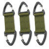 3-Piece Outdoor Webbing Backpack Buckle Set with Keychain Carabiner & Lanyard Hook – Durable and Versatile Attachment Solutions for Backpacks, Gear, and Everyday Use