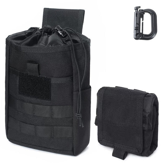 Multi-Purpose MOLLE Waist Bag - Self-Removable, Foldable, and Perfect for EDC, Camping, Hiking, and Travel