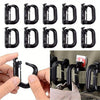 5-Pack Tactical MOLLE Zipper Pouches with D-Ring Locking Clips | Heavy-Duty Webbing Secure Storage for Military Gear, EDC Tools & Outdoor Essentials | Water-Resistant Multi-Purpose Organizer System