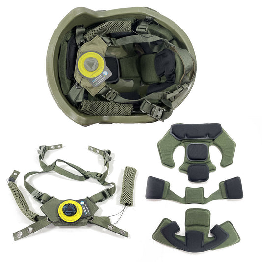 Team Wendy/FASTMICH Helmet Retention System | BOA®-Style Dial Fit System with Anti-Microbial Sponge Liner | MIPS-Compatible Cycling Helmet Suspension Upgrade Kit for MTB/Road Bike