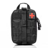 Professional Tactical EDC First Aid & Survival Trauma Kit with Medical Scissors - MOLLE-Compatible Compact Utility Pouch for Outdoor Emergency Preparedness