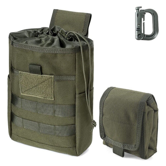 Multi-Purpose MOLLE Waist Bag - Self-Removable, Foldable, and Perfect for EDC, Camping, Hiking, and Travel