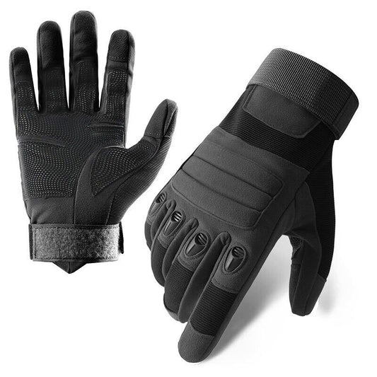 Men's Motorcycle Riding Gloves – Anti-Slip, Touchscreen Compatible, Wrist Protection