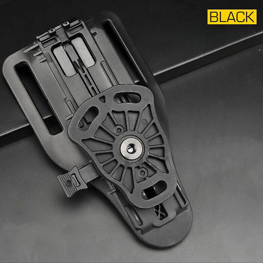 Tactical QLS Adapter Base - Quick-Release Vertical Belt Loop with Adjustable Mounting | Secure Locking for Holsters, Mag Pouches & Tactical Gear | Compatible with Safariland QLS Receiver Plate System