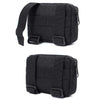 Double-layer EDC Emergency Tool Storage Bag Outdoor Nylon Molle Belt Waist Pack