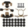 Memory Foam Pads Protectors Helmets Liner Pad Kit Replacement Motorcycle Pads