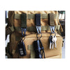 2-Pack Heavy-Duty Metal Belt Buckle Adapter with Webbing Carabiner – Secure Molle-Compatible Attachment for Bags, Vests, Belts, and Key Organization