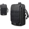 Tactical MOLLE Running Waist Pack Phone Pouch - Military Hydration Belt Outdoor Sports EDC Survival Ventilated Reflective