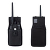Heavy-Duty 1000D Nylon Radio Walkie-Talkie Waist Bag - Leather Accent Case for Outdoor and EDC Use