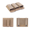 Nylon Triple EDC 9mm Tool Storage Accessory Bag for Training Equipment Tool Pack