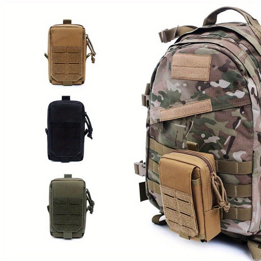 Sports Storage Sundries Waist Bag Molle Mobile Phone Bag With D-shaped Buckle