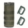 Military-Grade 1000D Nylon MOLLE/PALS Tactical Hydration System | Bungee-Lock Water Bottle Carrier with Helicopter-Quality Quick Release | Bike/Belt/Vehicle/Backpack Cross-Platform EDC Mounting Solution