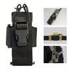 Tactical MOLLE Radio Pouch - Heavy-Duty Waterproof Walkie Talkie Holder with Quick-Release Straps & Secure Locking | Universal Fit for Motorola, Baofeng & Military Radios | Outdoor, Camping & Emergency Communication Gear