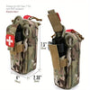 Nylon Molle EMT Emergency Tool Bag with Cross Patch Tourniquet and Scissors Set