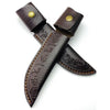 Tactical Camping Scabbard with Waist Clip Holster - Durable PU Leather Design for Outdoor Knife Protection & Easy Access
