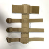 MOLLE Compatible Tactical Fixed Blade Knife Sheath Carrier Bracket with Adjustable Straps | Heavy-Duty Strap Box System for Tactical Bags & Plate Carriers | Universal Weapon Mount Accessories Kit