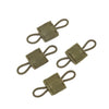 4pcs EDC Tool Holder with MOLLE Webbing – Elastic Straps for Backpacks, Vests & Outdoor Gear Organization