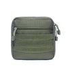 Outdoor EDC Molle Tool Zipper Waist Bag Outdoor Emergency Tool Storage Belt Bag