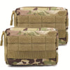 Wear-resistant Outdoor Multifunctional EDC Camping Molle Tool Zipper Waist Bag