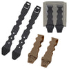 2-Pack Tactical MOLLE Malice Clips - Heavy-Duty Nylon Quick-Release Buckle Straps | Secure Locking Clips for Plate Carriers, Backpacks & Pouches | Military-Grade Gear Attachment System
