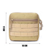MOLLE Emergency Bag Outdoor First Aid Bag Compact EDC Accessory Tools Pack