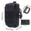 Sports Storage Sundries Waist Bag Molle Mobile Phone Bag With D-shaped Buckle