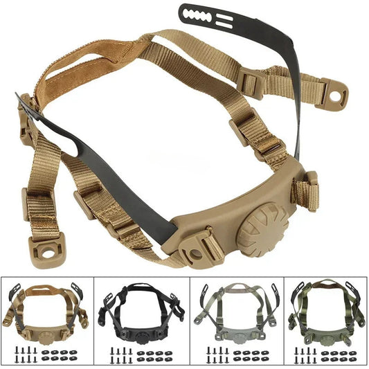Enhanced Internal Suspension Fixing System & Secure Locking Strap for FAST HL-31 and HL-32 Helmets – Advanced Fit and Stability