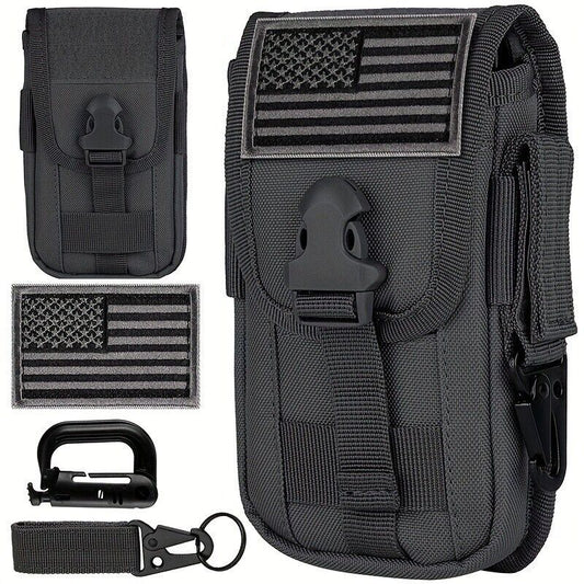 Outdoor Molle EDC Tool Waist Bag Phone Bag with D-Ring Buckle and Gear Clip