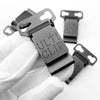 Tactical K - Style Heavy - Duty Polymer Multi - Purpose Universal Clip System: A Must - Have for Outdoor, Tactical and EDC. Perfectly Fits Knives, Tools and Holsters, with MOLLE - Compatible Locking Adapter and Adjustable Tension