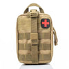 Professional Tactical EDC First Aid & Survival Trauma Kit with Medical Scissors - MOLLE-Compatible Compact Utility Pouch for Outdoor Emergency Preparedness