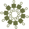 4pcs EDC Tool Holder with MOLLE Webbing – Elastic Straps for Backpacks, Vests & Outdoor Gear Organization