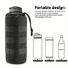 Military-Grade 1000D Nylon MOLLE/PALS Tactical Hydration System | Bungee-Lock Water Bottle Carrier with Helicopter-Quality Quick Release | Bike/Belt/Vehicle/Backpack Cross-Platform EDC Mounting Solution