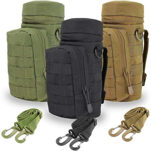 Outdoor Molle Water Bottle Bag Nylon Bottle Holder EDC Sundry Tool Storage Bag
