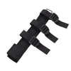 MOLLE Compatible Tactical Fixed Blade Knife Sheath Carrier Bracket with Adjustable Straps | Heavy-Duty Strap Box System for Tactical Bags & Plate Carriers | Universal Weapon Mount Accessories Kit