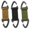 3-Piece Outdoor Webbing Backpack Buckle Set with Keychain Carabiner & Lanyard Hook – Durable and Versatile Attachment Solutions for Backpacks, Gear, and Everyday Use