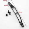 Tactical Stainless Steel Pot Mount - Multi-Function Back Clip Bracket System with Knife Scabbard Holder & Adjustable Straps | Heavy-Duty Rust-Proof Cookware Rack for Camping, Backpacking & Survival Gear Organization