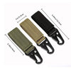 2-Pack Heavy-Duty Metal Belt Buckle Adapter with Webbing Carabiner – Secure Molle-Compatible Attachment for Bags, Vests, Belts, and Key Organization