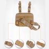 Tactical MOLLE Leg Panel - Modular Hanging Board for Outdoor Use, EDC Gear, & Tactical Equipment Organization